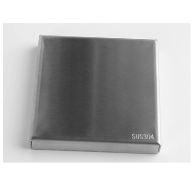 150x150mm Εξωτερική διάμετρος Sus304 Διάδρομος ντους Γραμμική αποχέτευση με μαύρο πυρήνα φίλτρου