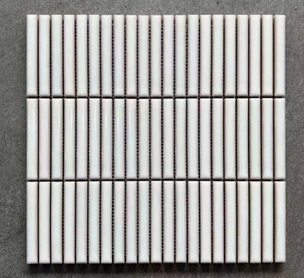 Ματ 3D μαρμάρινο πλακάκι Kitkat σε λευκό ροζ πράσινο μπλε εκτύπωση για το εσωτερικό τοίχο του μπάνιου