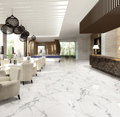Ξενοδοχείο Villa Marble Tile Carreaux Sol 60x60 για τοίχο λευκού φόντου στο σαλόνι