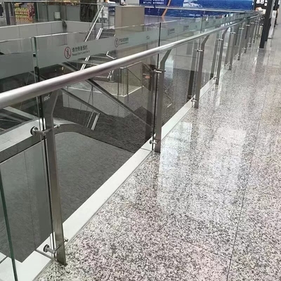 304 Χάλυβα Χάλυβα Βίλα Γότσος Φόρτωμα Σύμβολο Γέφυρα Κλίμακα με γυάλινη λαβή