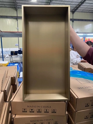 9 ίντσες Custom Size Ντους Συσκευές ράφι Τείχος Νίτσα από ανοξείδωτο χάλυβα και αδιάβροχο
