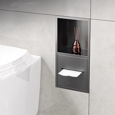 304 από ανοξείδωτο χάλυβα Luxury Toilet Paper Niches για μπάνιο ντους