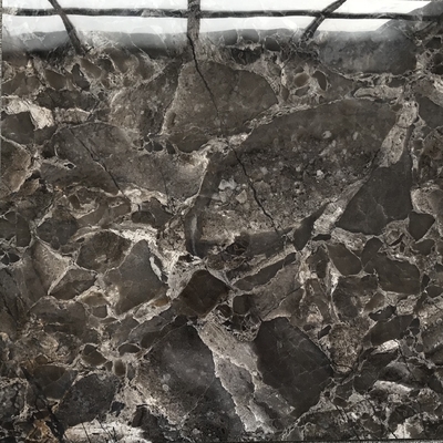60 x 60cm Porcelanato Μαύρο και λευκό σχιστόλιθο από μαρμάρινο πάτωμα με ματ φινίρισμα