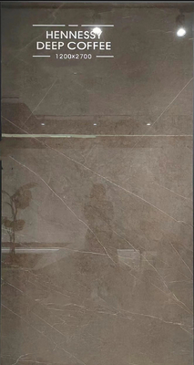 600x1200 Πλήρες σώμα γυαλισμένο πέτρα γκρι μαρμάρινο πάτωμα κεραμικά πλακάκια για συνθετική πέτρα